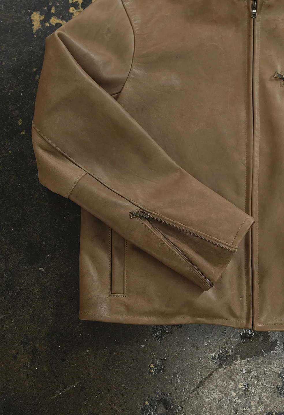 Leather Cafe Racer / Chai