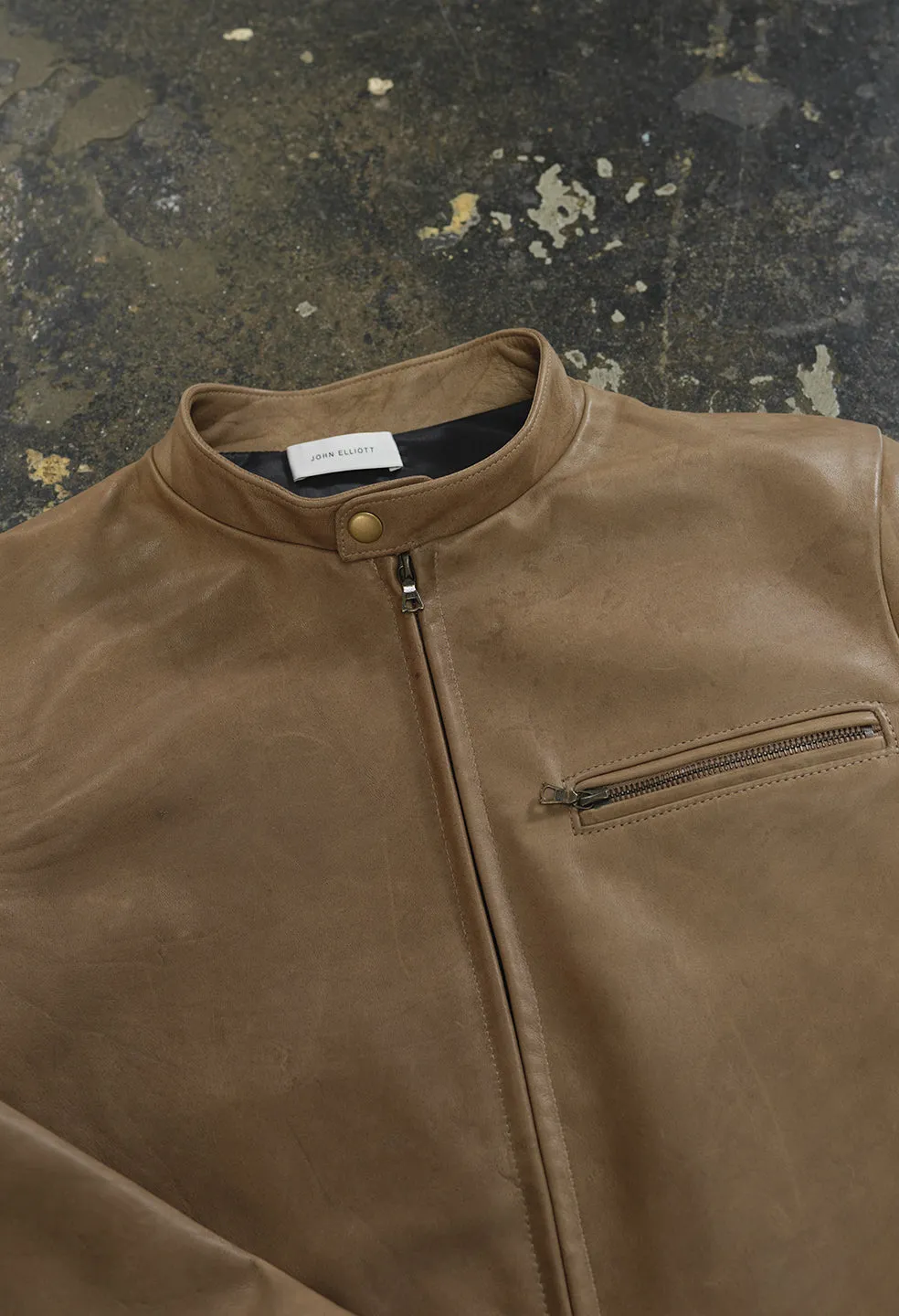 Leather Cafe Racer / Chai