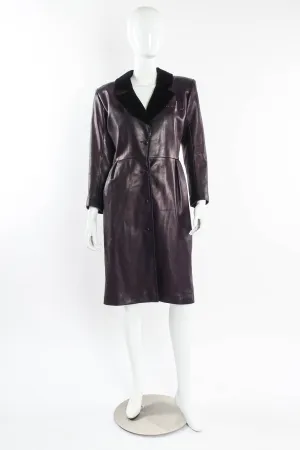 Leather Coat Dress