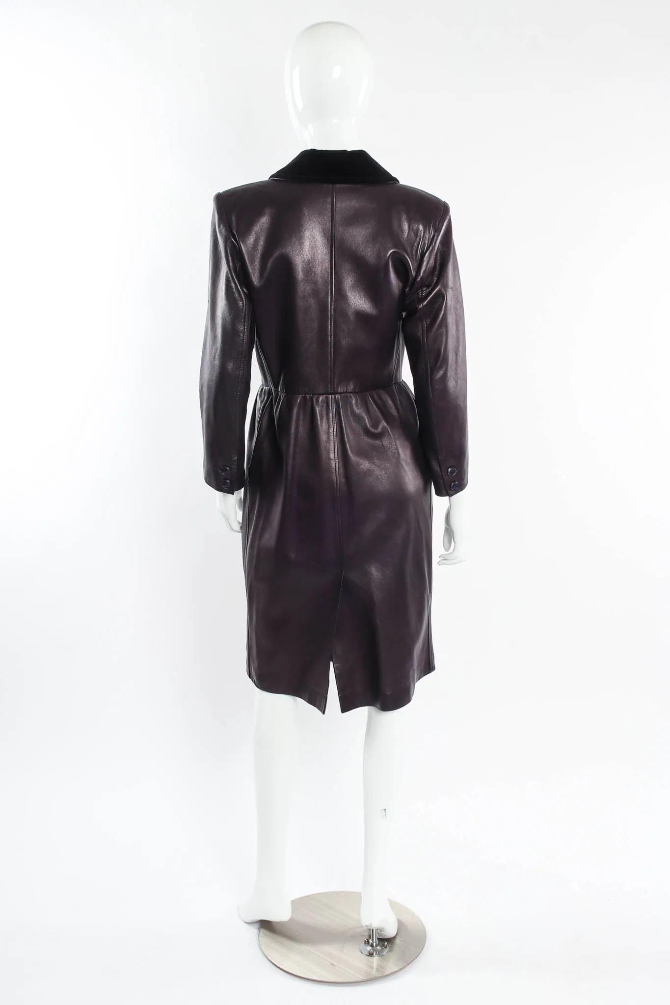 Leather Coat Dress