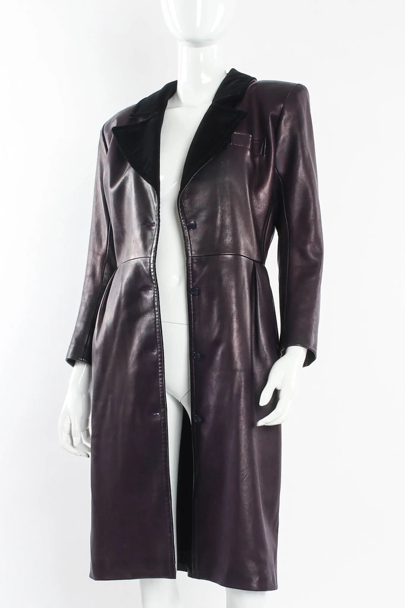 Leather Coat Dress