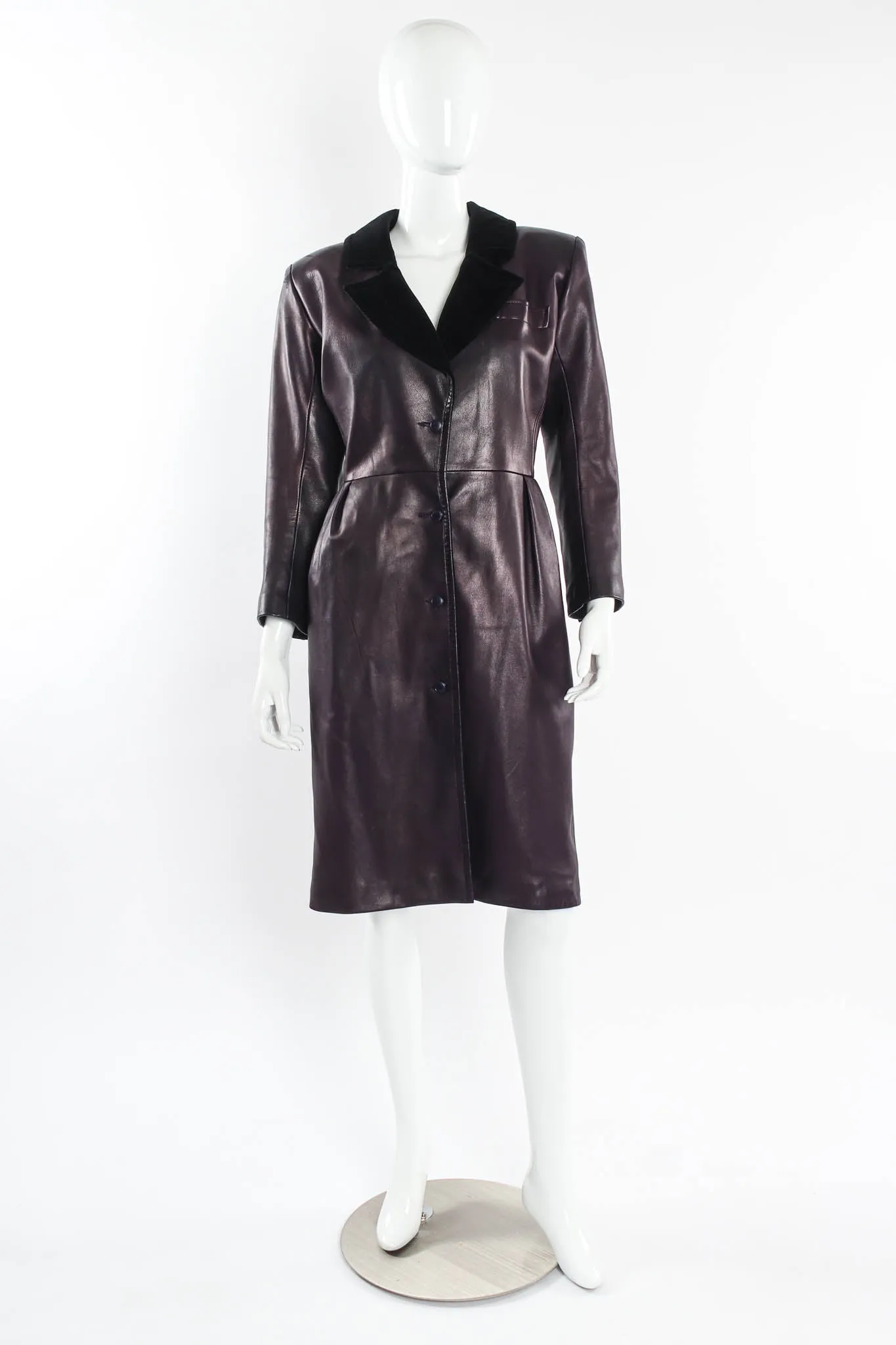 Leather Coat Dress
