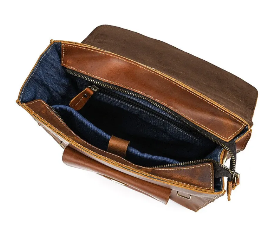 Leather Convertible Backpack | Mediterranean Sea