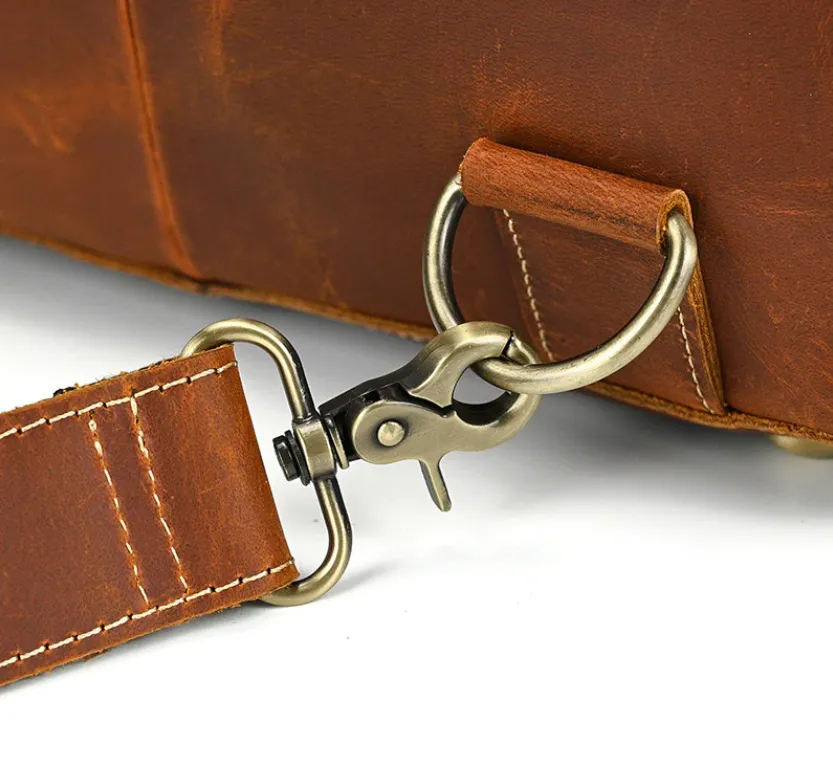 Leather Convertible Backpack | Mediterranean Sea