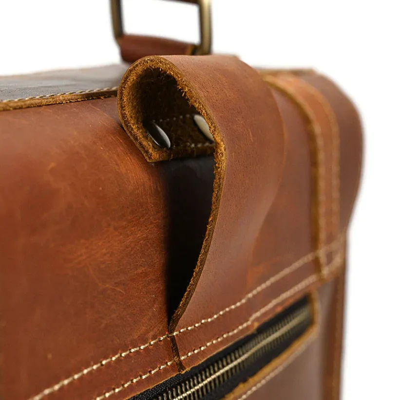 Leather Convertible Backpack | Mediterranean Sea