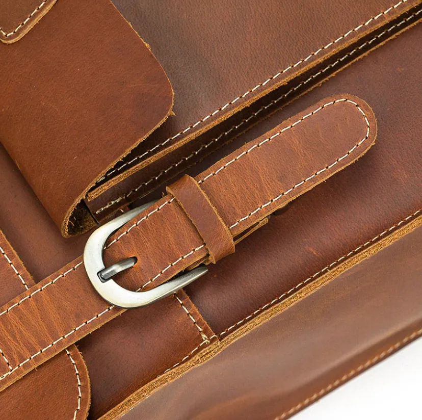 Leather Convertible Backpack | Mediterranean Sea