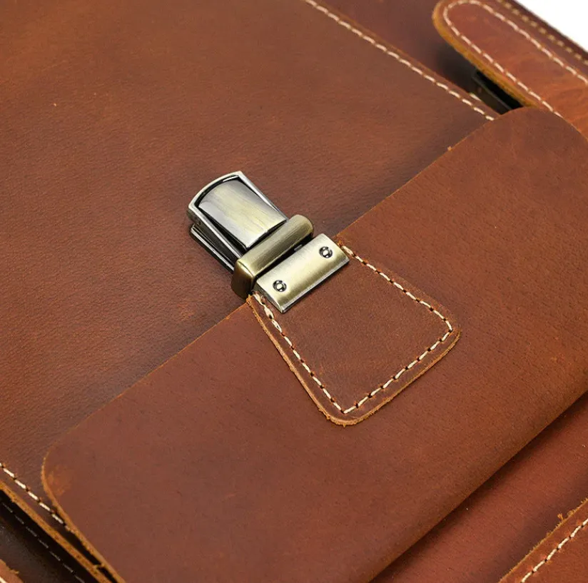 Leather Convertible Backpack | Mediterranean Sea