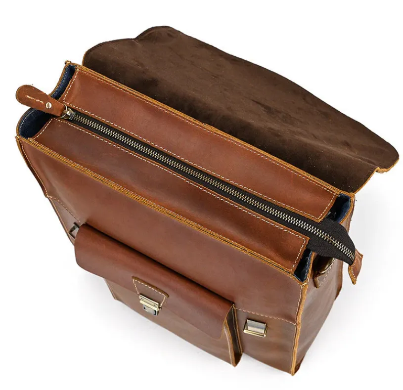 Leather Convertible Backpack | Mediterranean Sea