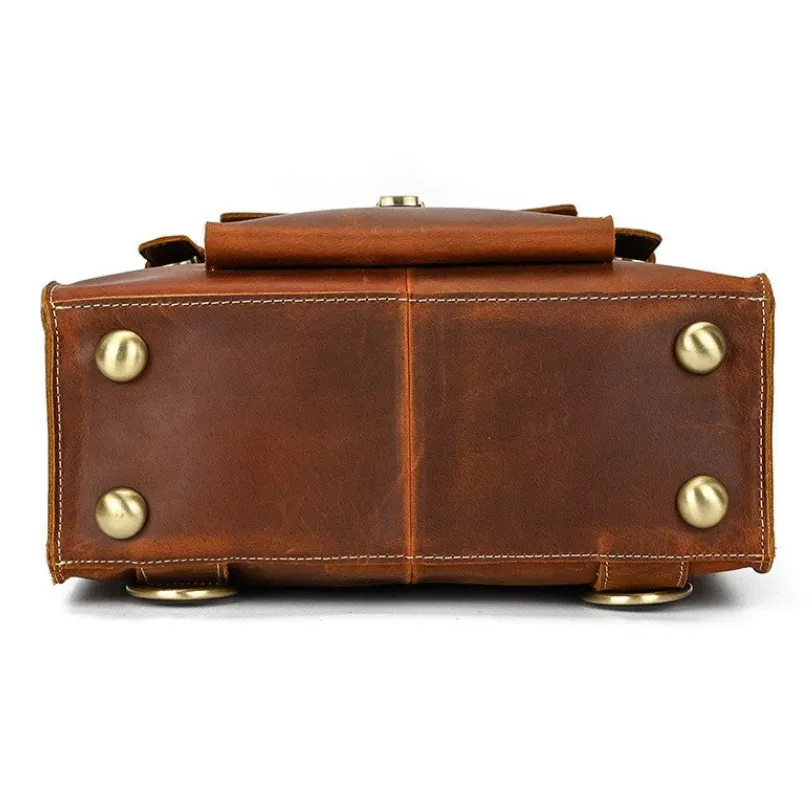 Leather Convertible Backpack | Mediterranean Sea