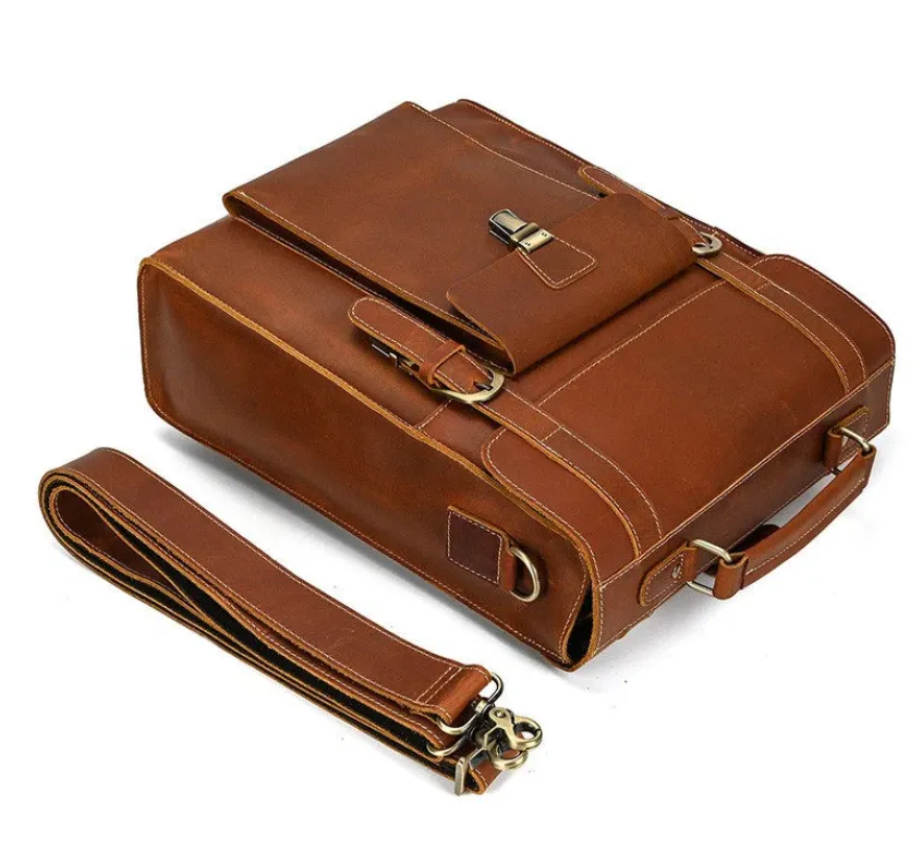 Leather Convertible Backpack | Mediterranean Sea