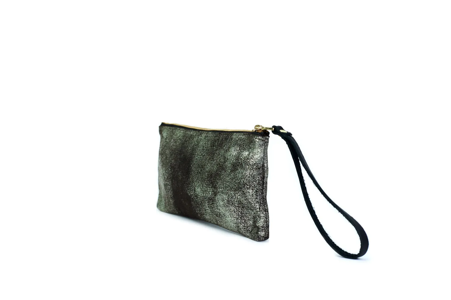 Leather Pouch, in Gunmetal