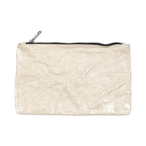 Leather Pouch - Panna, Medium