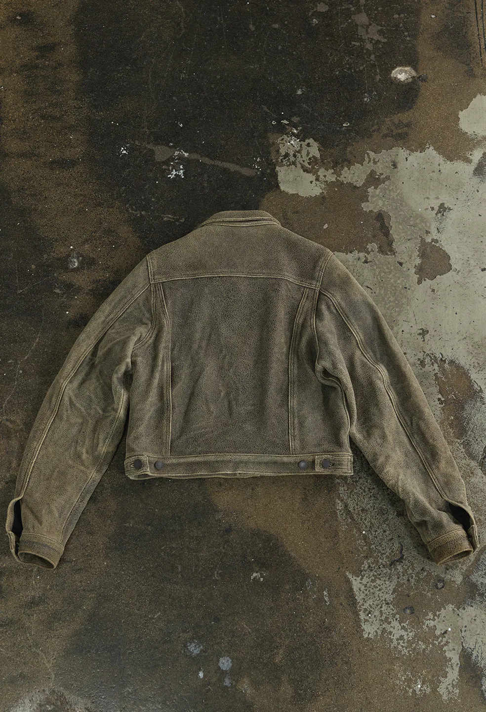 Leather Thumper Jacket Type III / Crackle