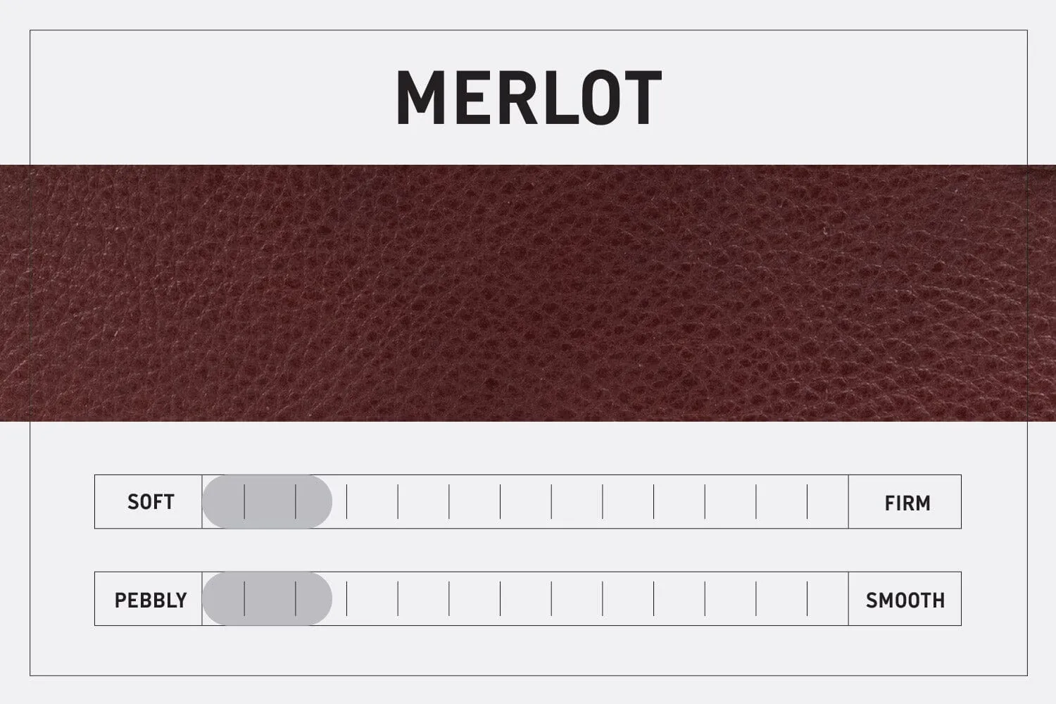 LEATHER TOP ZIPPER POUCH - MERLOT