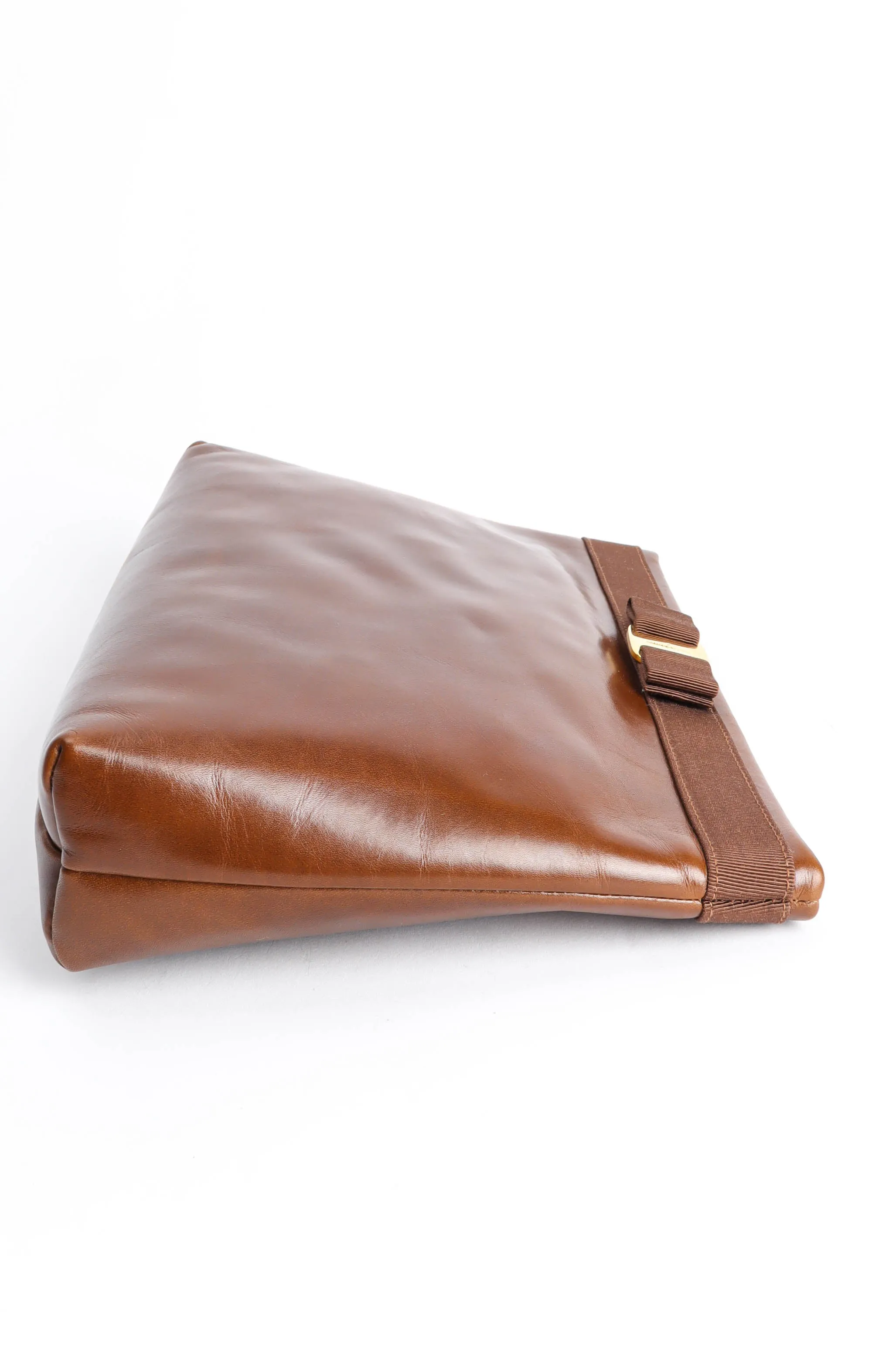 Leather Vagabond Pouch Bag