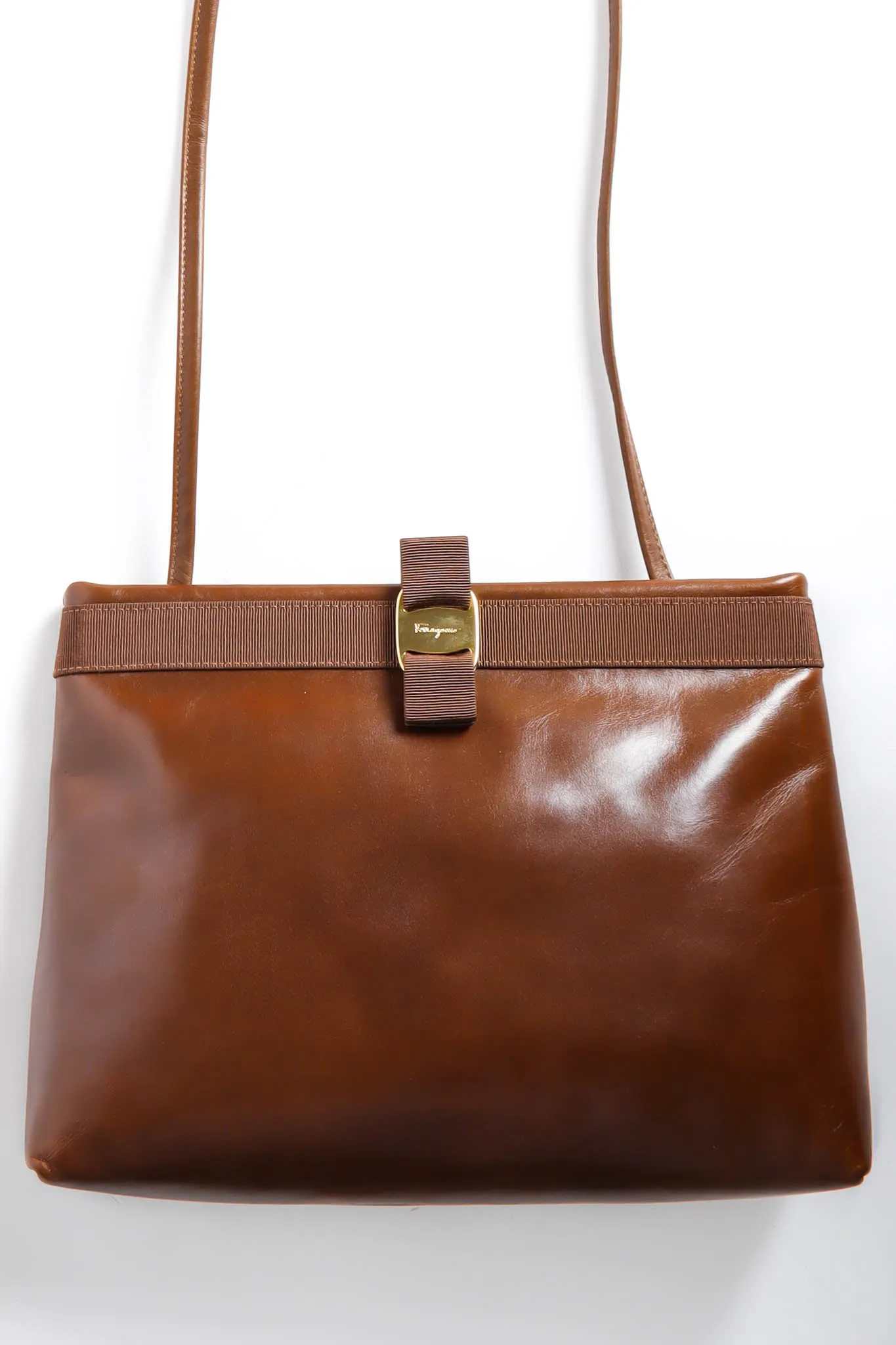 Leather Vagabond Pouch Bag