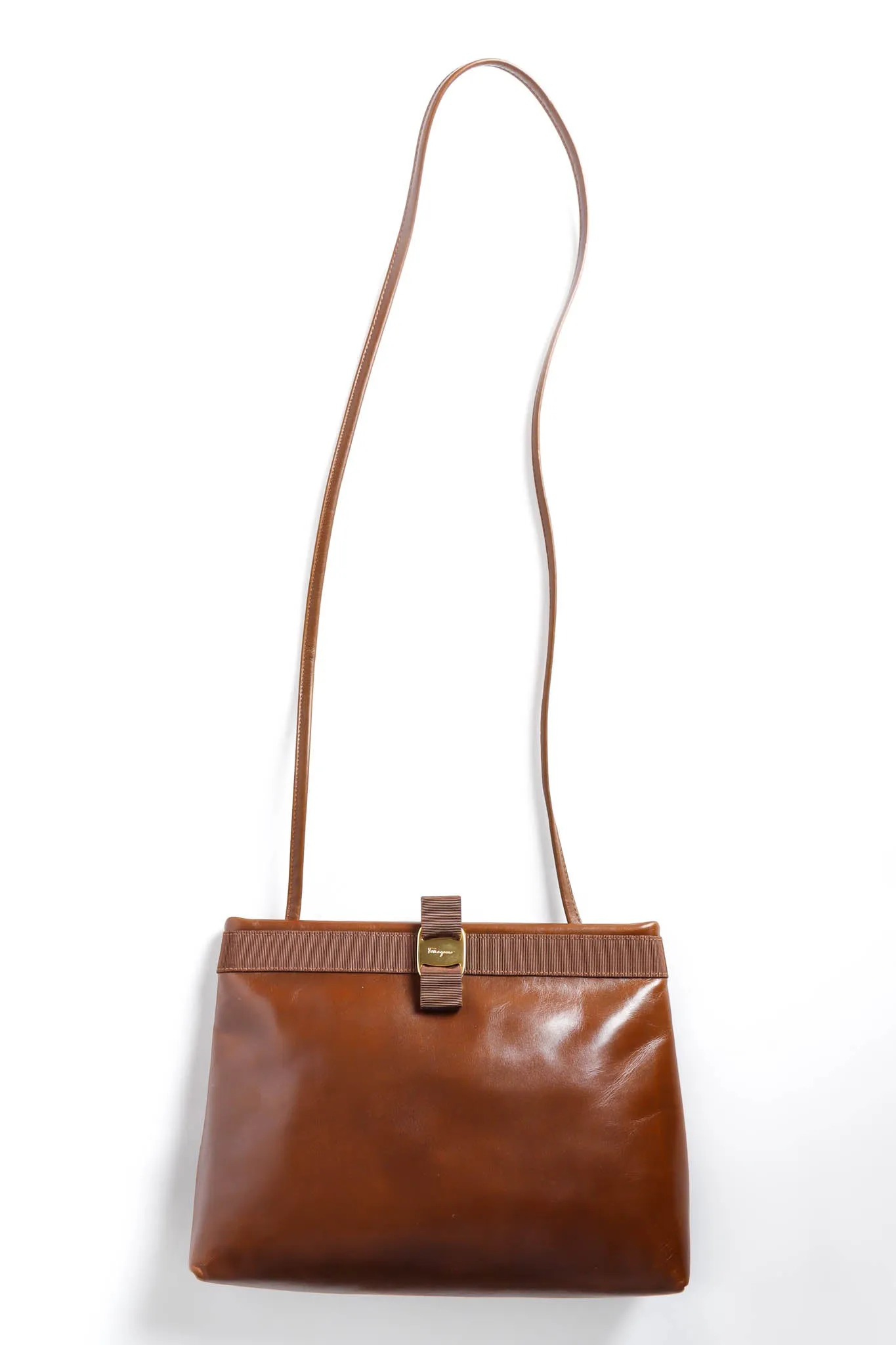 Leather Vagabond Pouch Bag