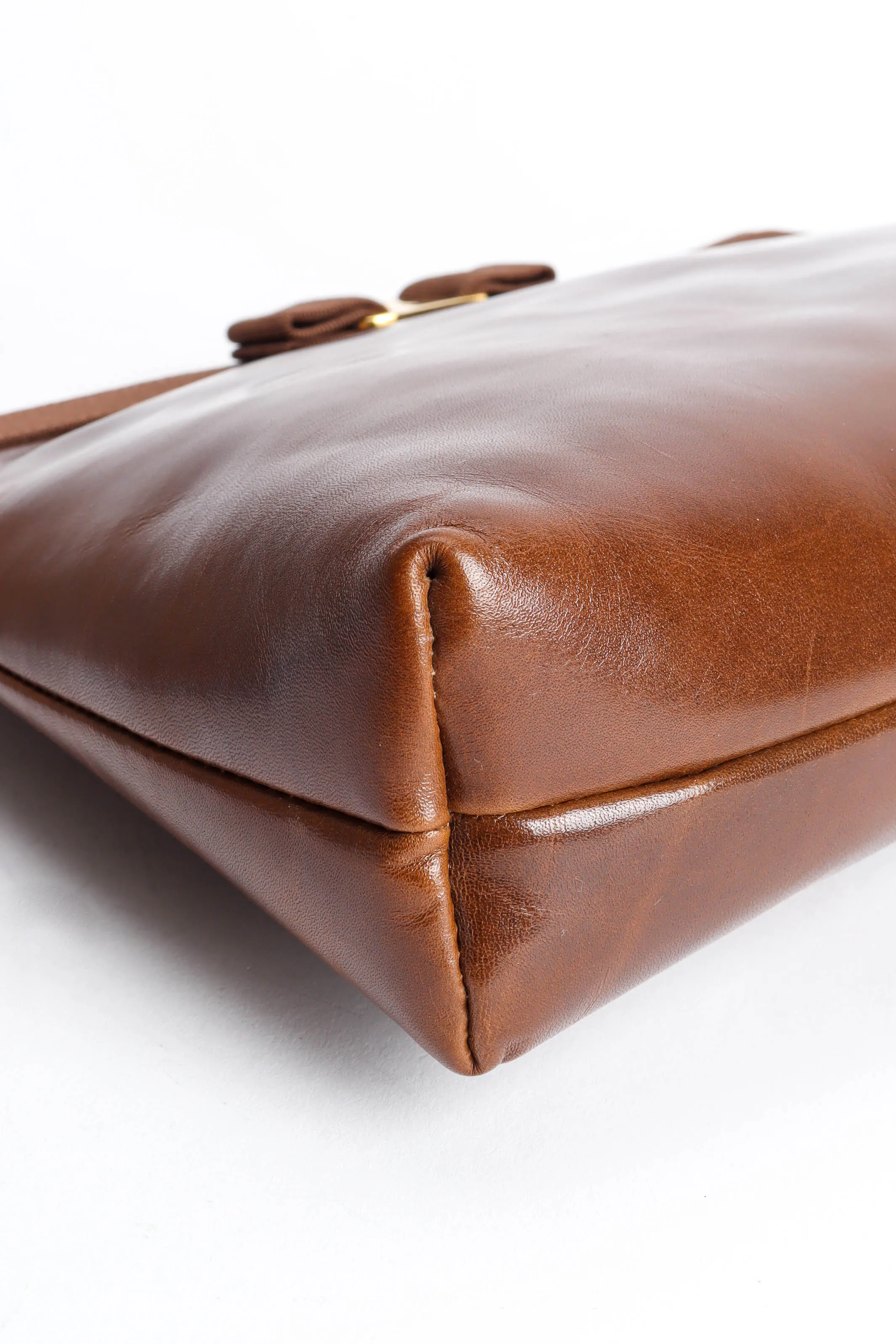 Leather Vagabond Pouch Bag