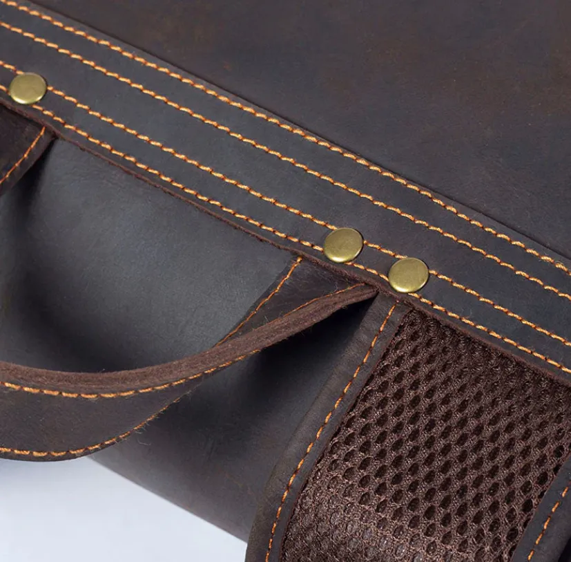 Leather Work Backpack  | Pacific Ocean
