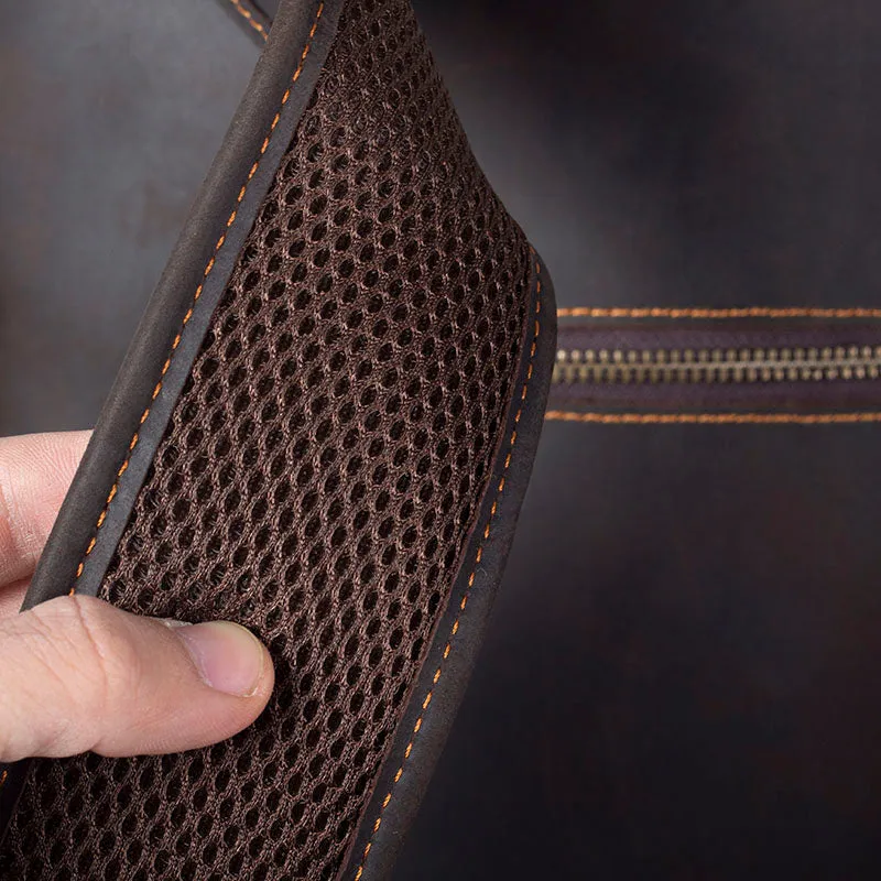 Leather Work Backpack  | Pacific Ocean