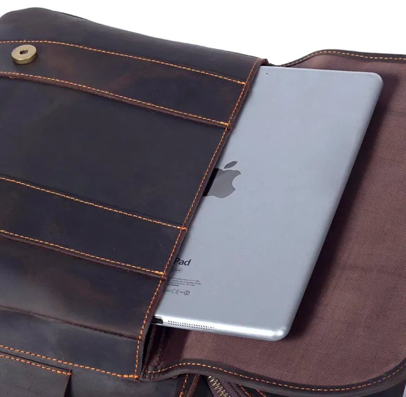Leather Work Backpack  | Pacific Ocean