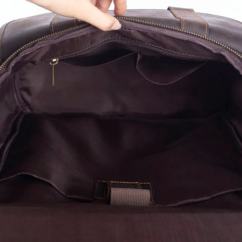 Leather Work Backpack  | Pacific Ocean