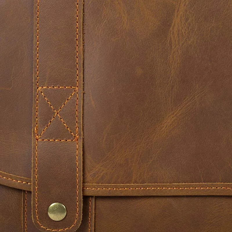 Leather Work Backpack  | Pacific Ocean