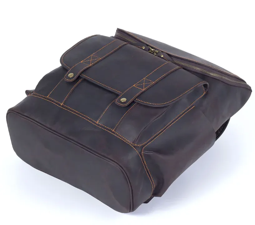 Leather Work Backpack  | Pacific Ocean