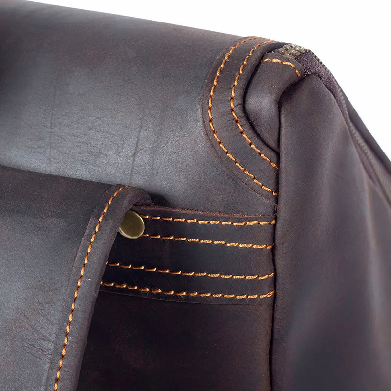 Leather Work Backpack  | Pacific Ocean