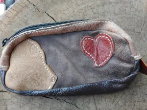 Leather Zip Pouch