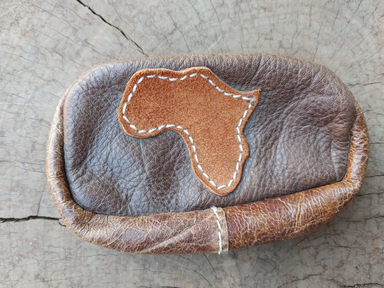Leather Zip Pouch