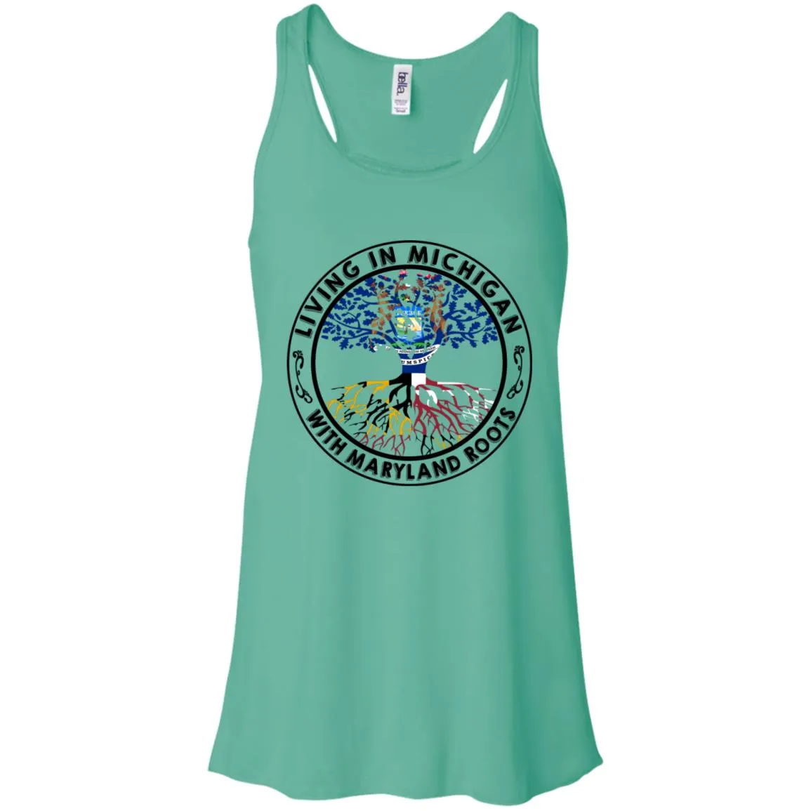 Living In Michigan With Maryland Roots T-Shirt