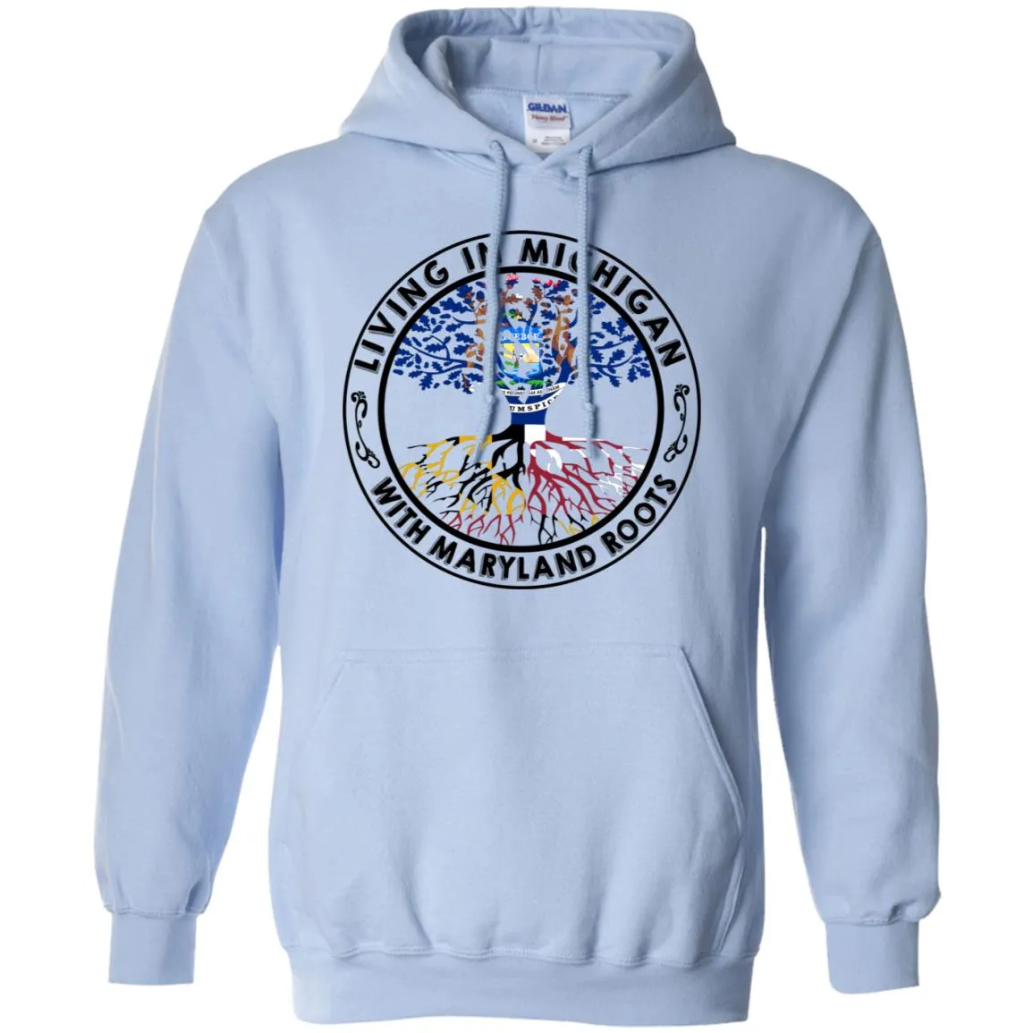 Living In Michigan With Maryland Roots T-Shirt
