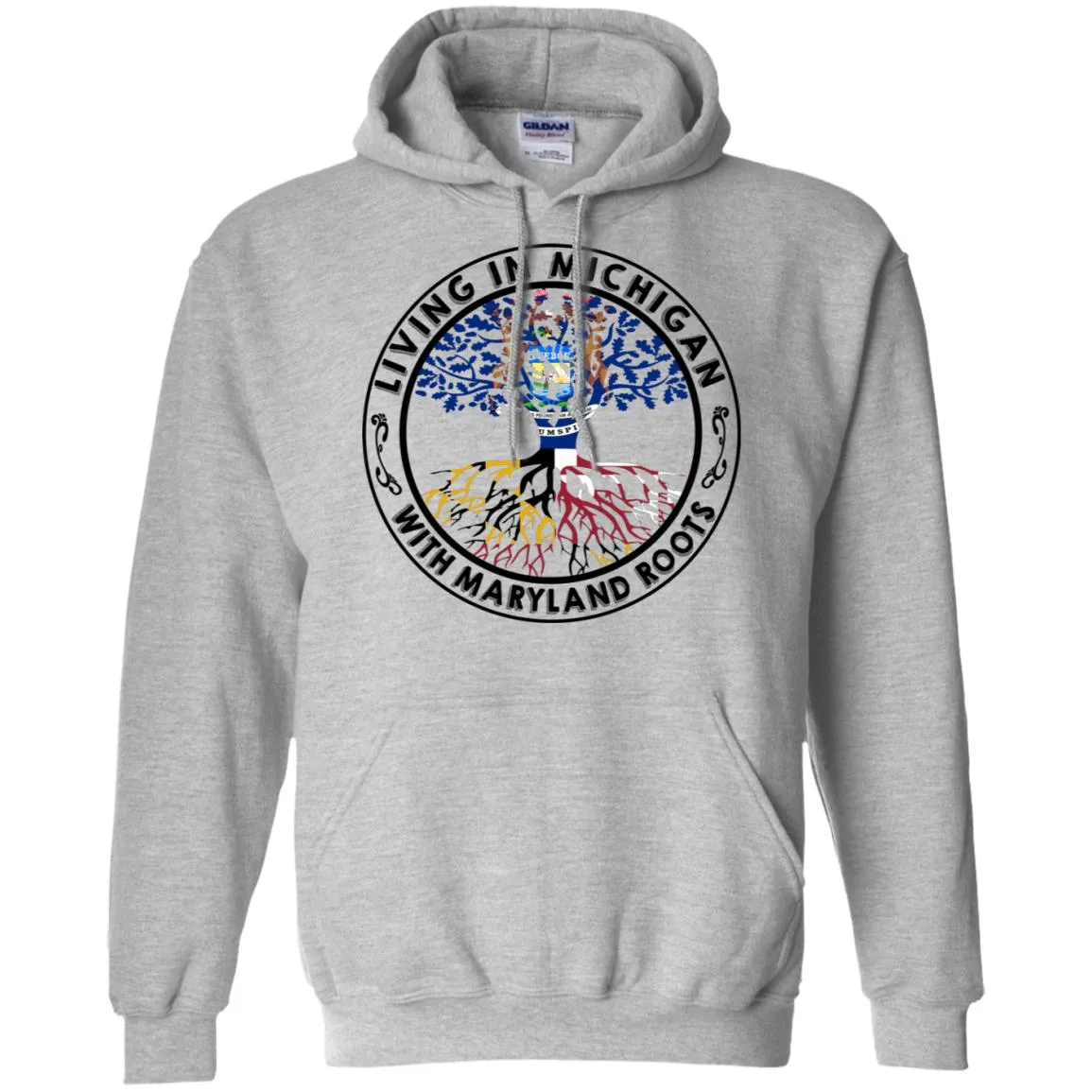 Living In Michigan With Maryland Roots T-Shirt