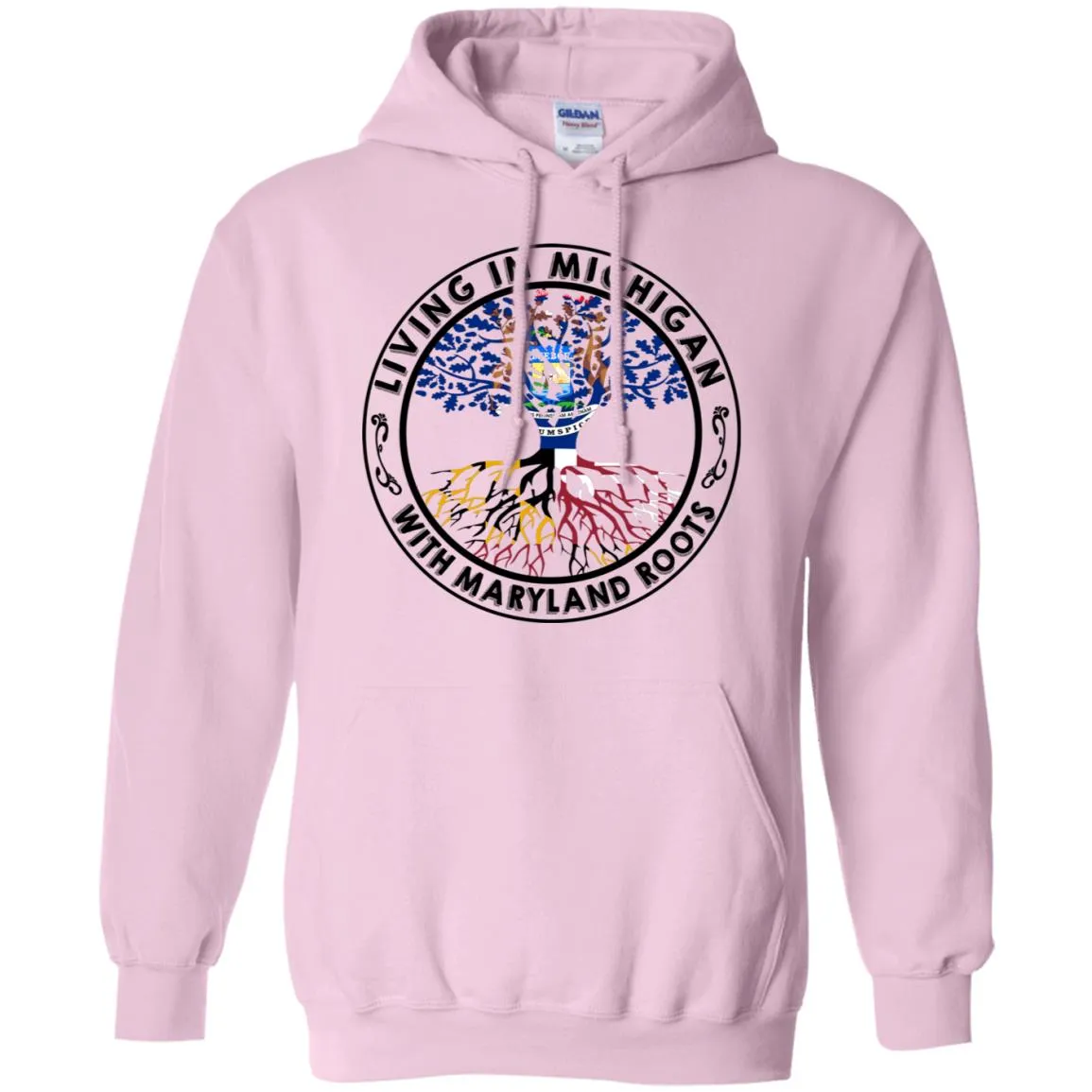 Living In Michigan With Maryland Roots T-Shirt