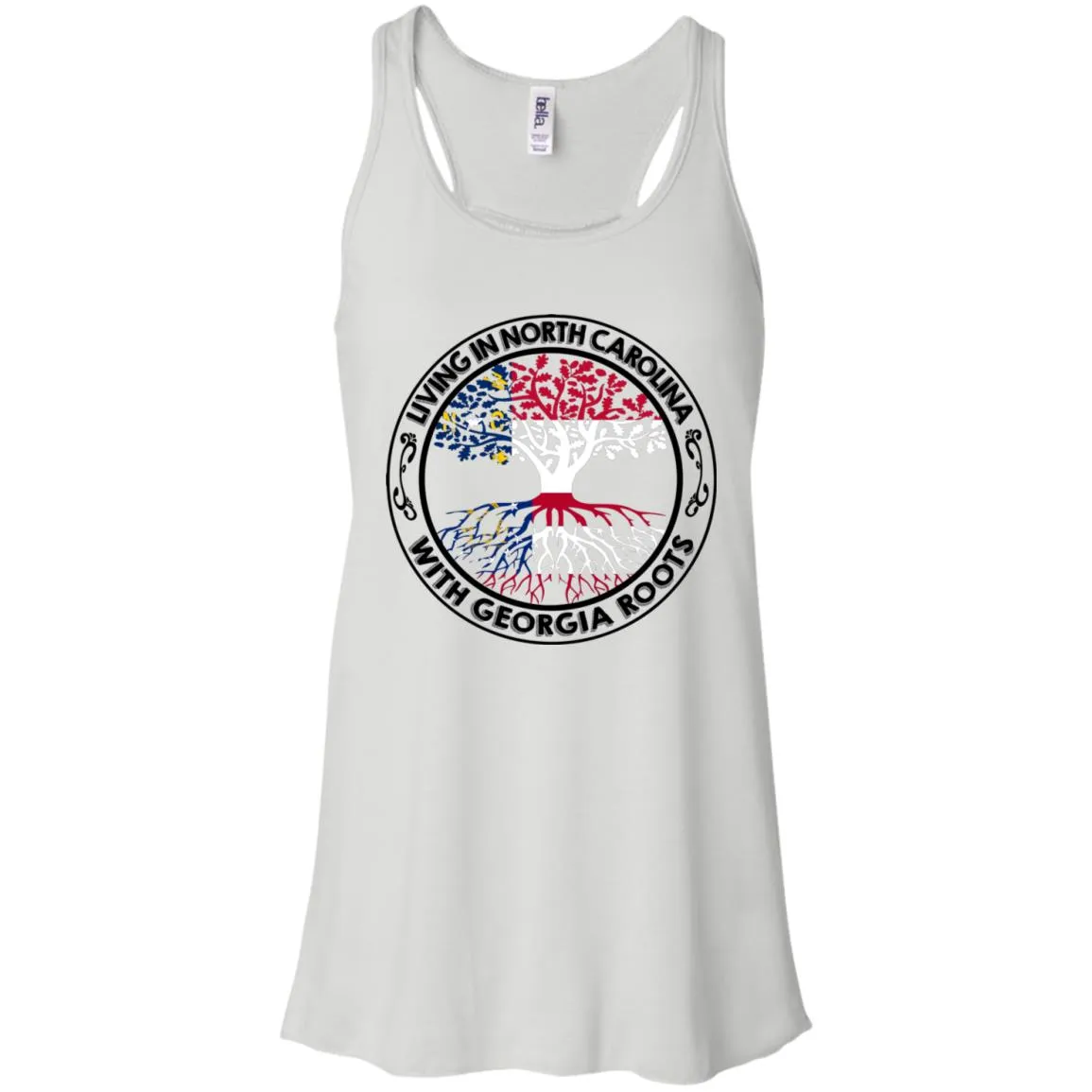 Living In North Carolina With Georgia Roots T-Shirt