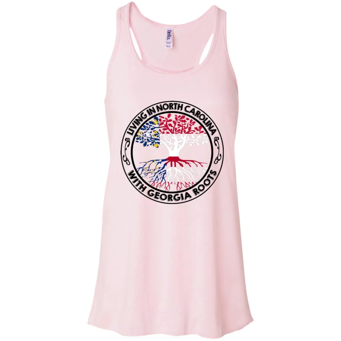 Living In North Carolina With Georgia Roots T-Shirt