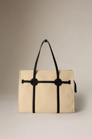LOFTLY CANVAS DONUT TOTE