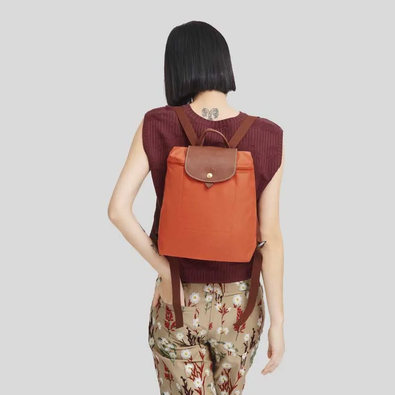 LONGCHAMP Le Pliage Original M Backpack Orange RS-L1699089