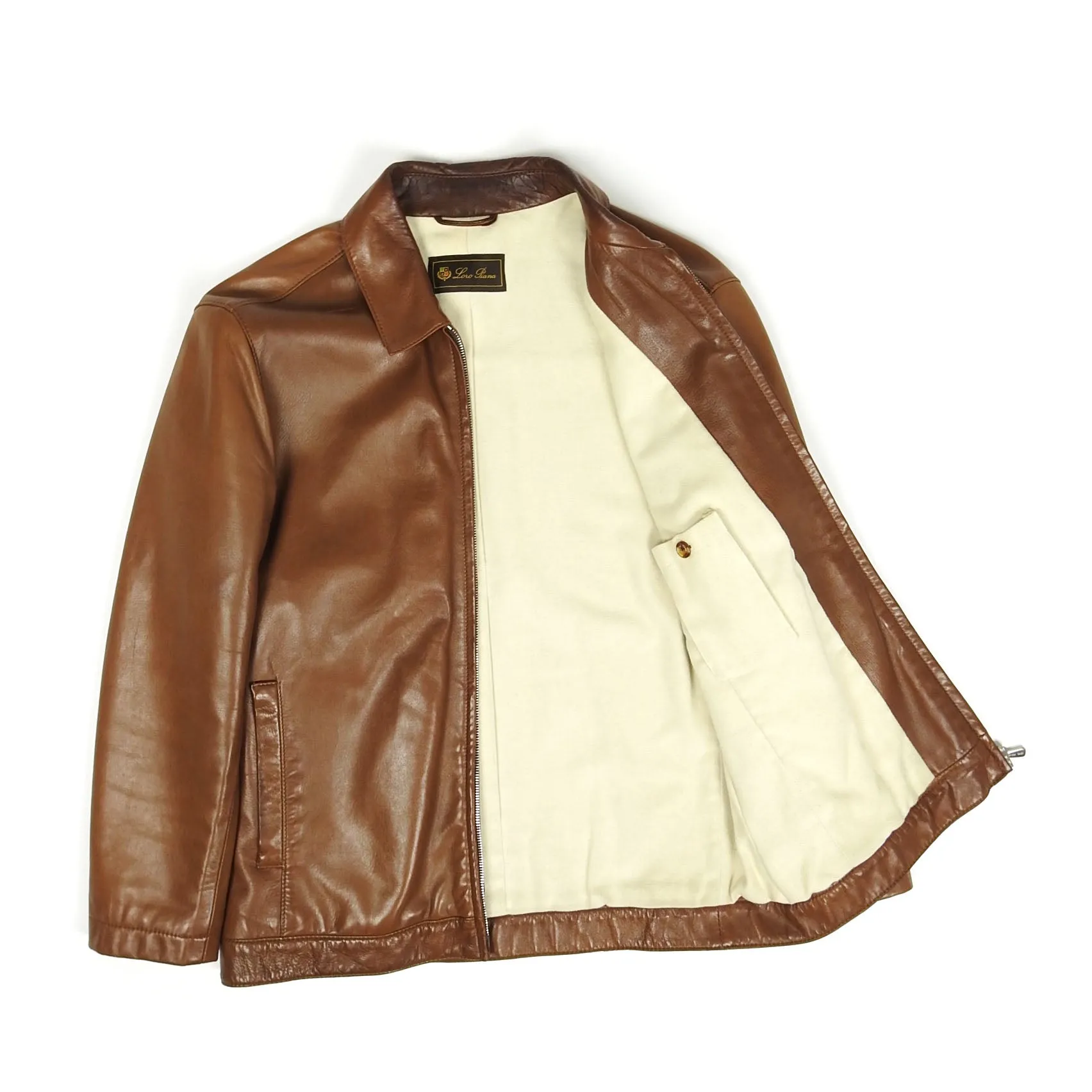 Loro Piana Leather Jacket Size Medium