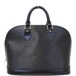 Louis Vuitton Alma Epi Leather Satchel Bag - LV Alma