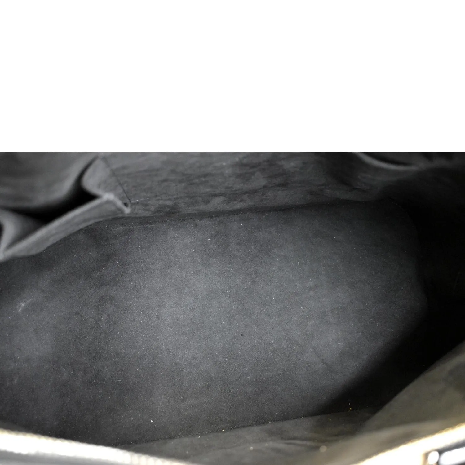 LOUIS VUITTON Alma GM Electric Epi Leather Satchel Bag Black