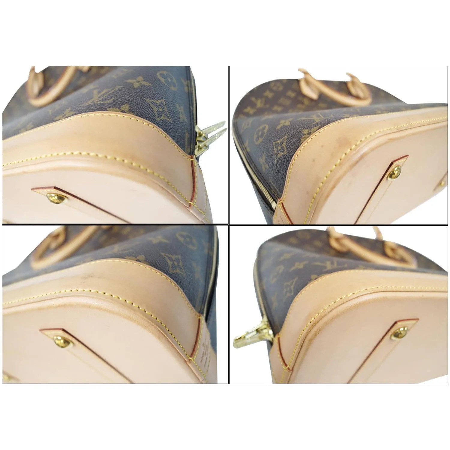 Louis Vuitton Alma GM NM Monogram Canvas Satchel Bag