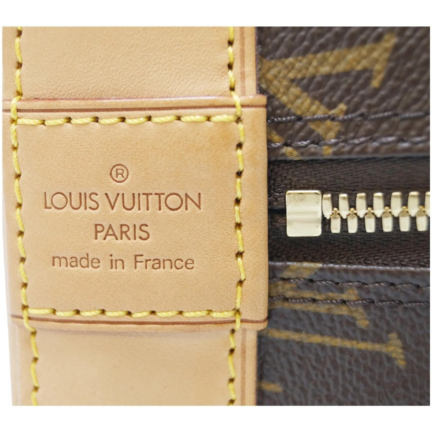 Louis Vuitton Alma GM NM Monogram Canvas Satchel Bag