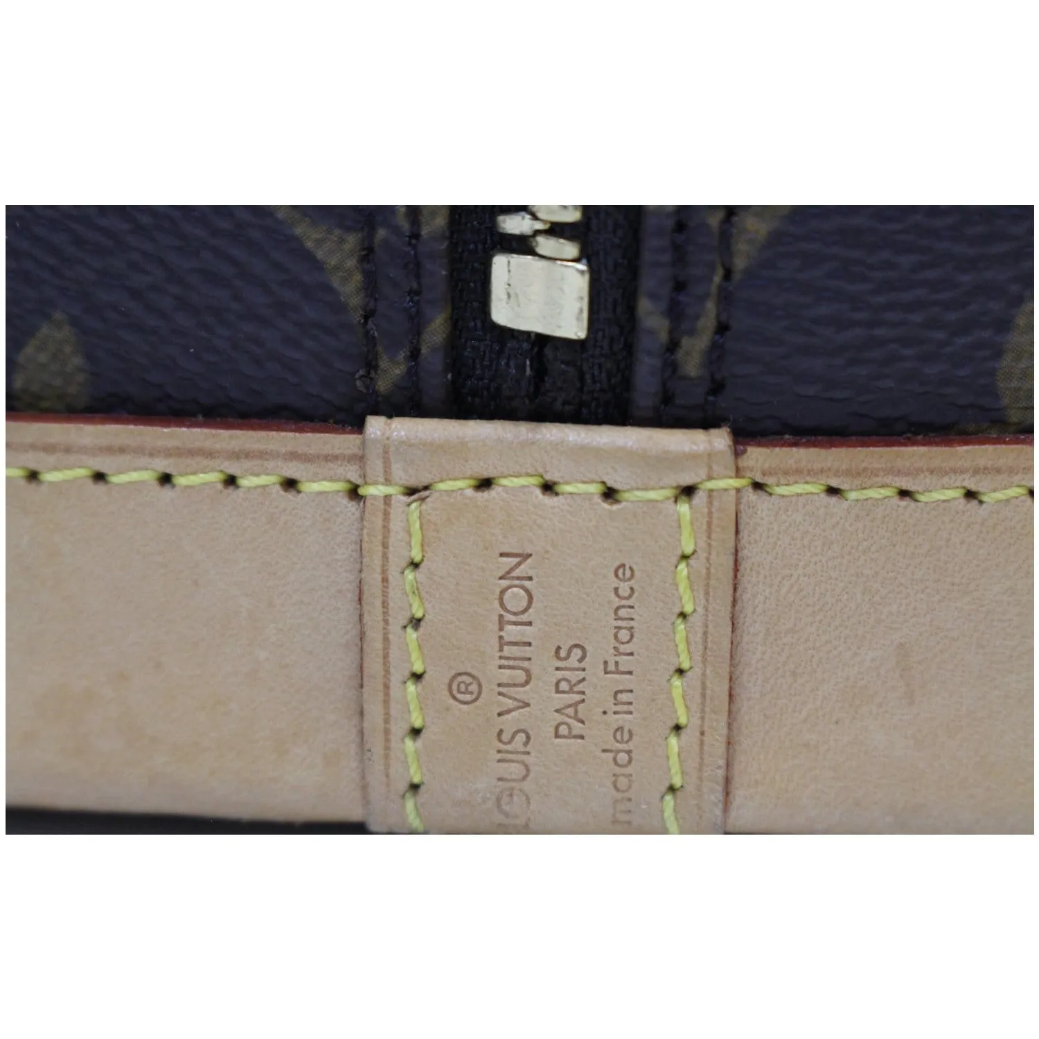 LOUIS VUITTON Alma Monogram Canvas Satchel Bag Brown - 20% OFF