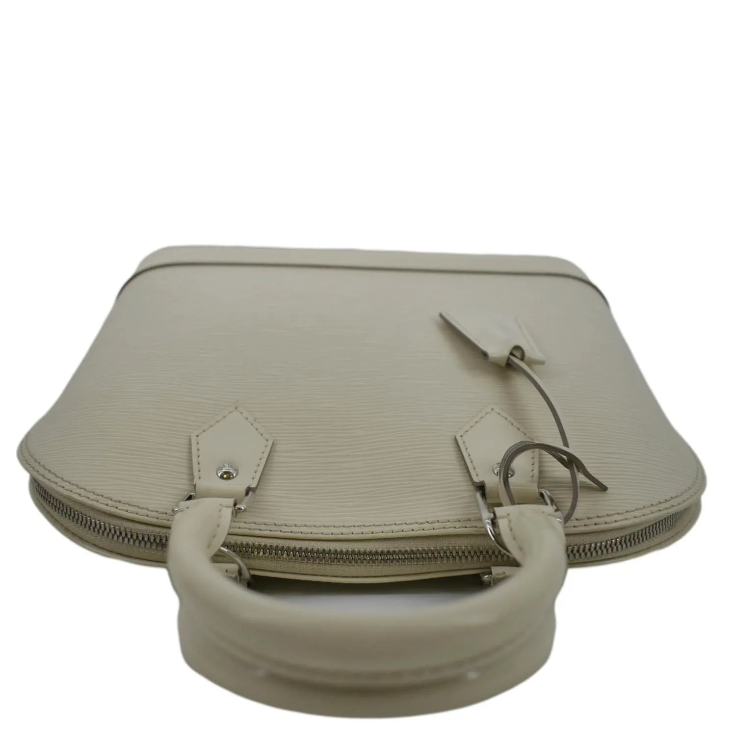 LOUIS VUITTON Alma PM Epi Leather Satchel Bag Ivory