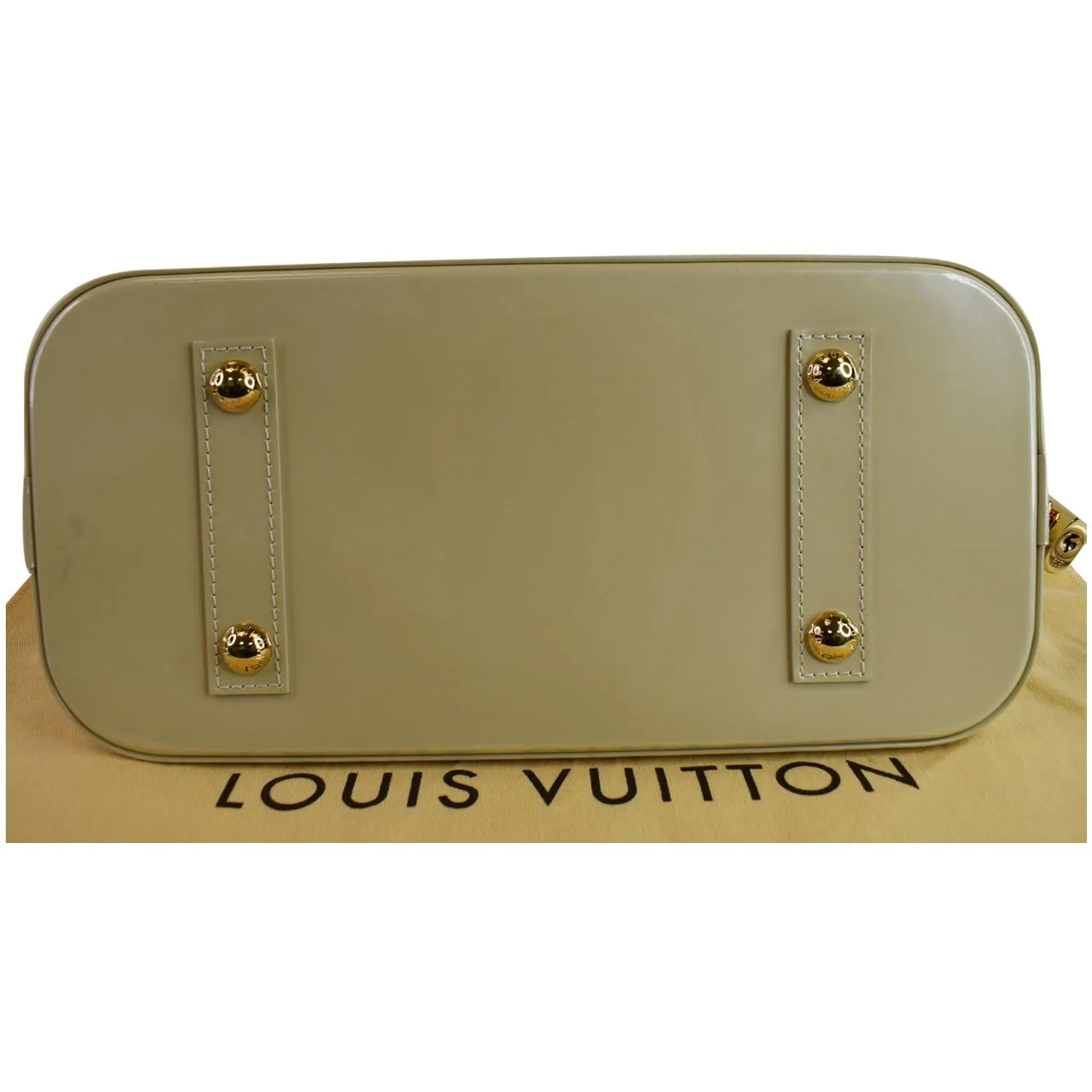 LOUIS VUITTON Alma PM Monogram Vernis Satchel Bag Cream - 20% OFF