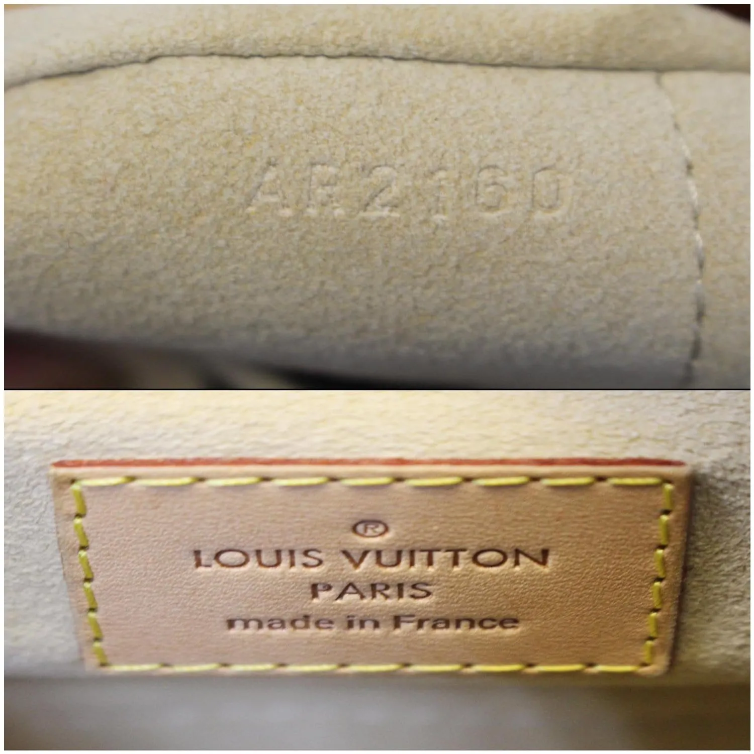 LOUIS VUITTON Artsy MM Monogram Canvas Shoulder Bag Brown