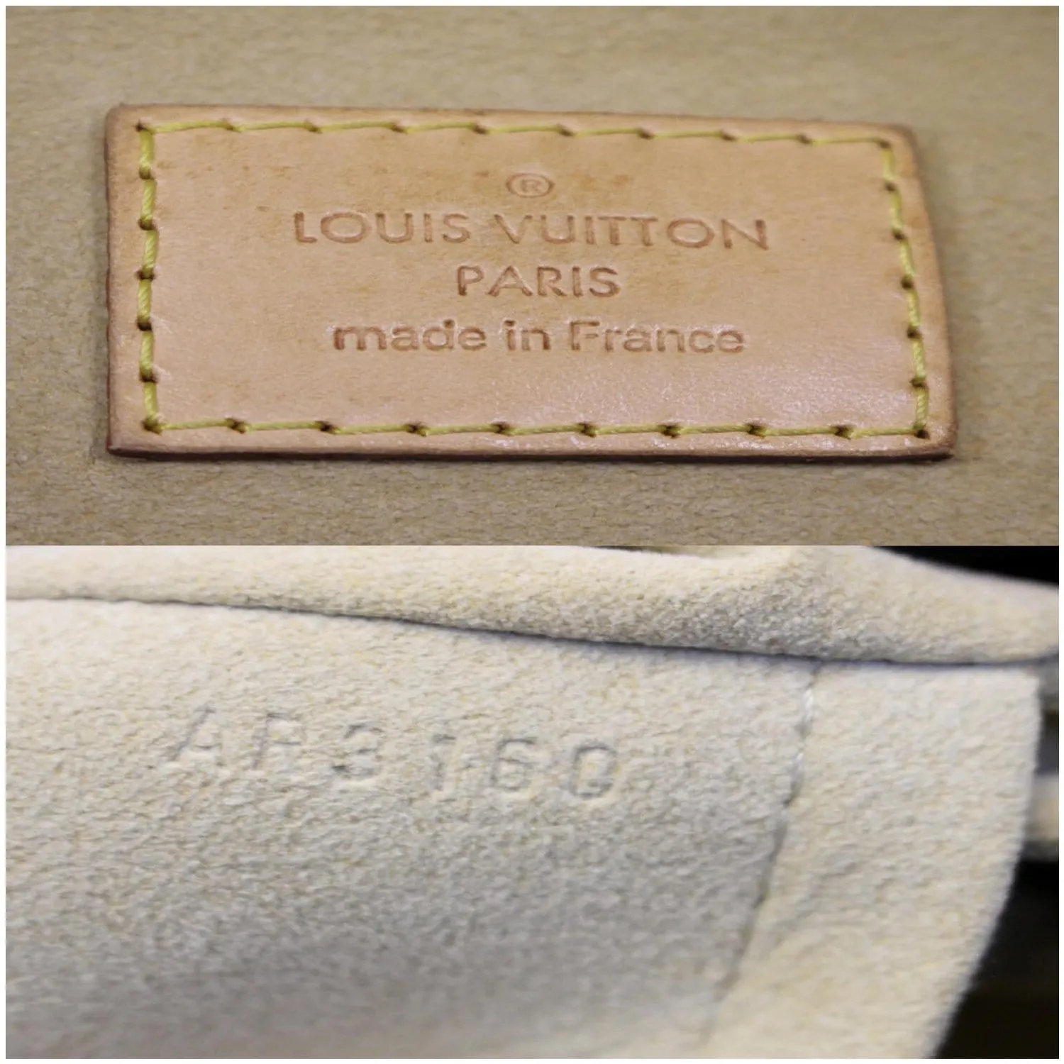 LOUIS VUITTON Artsy MM Monogram Canvas Shoulder Bag Brown