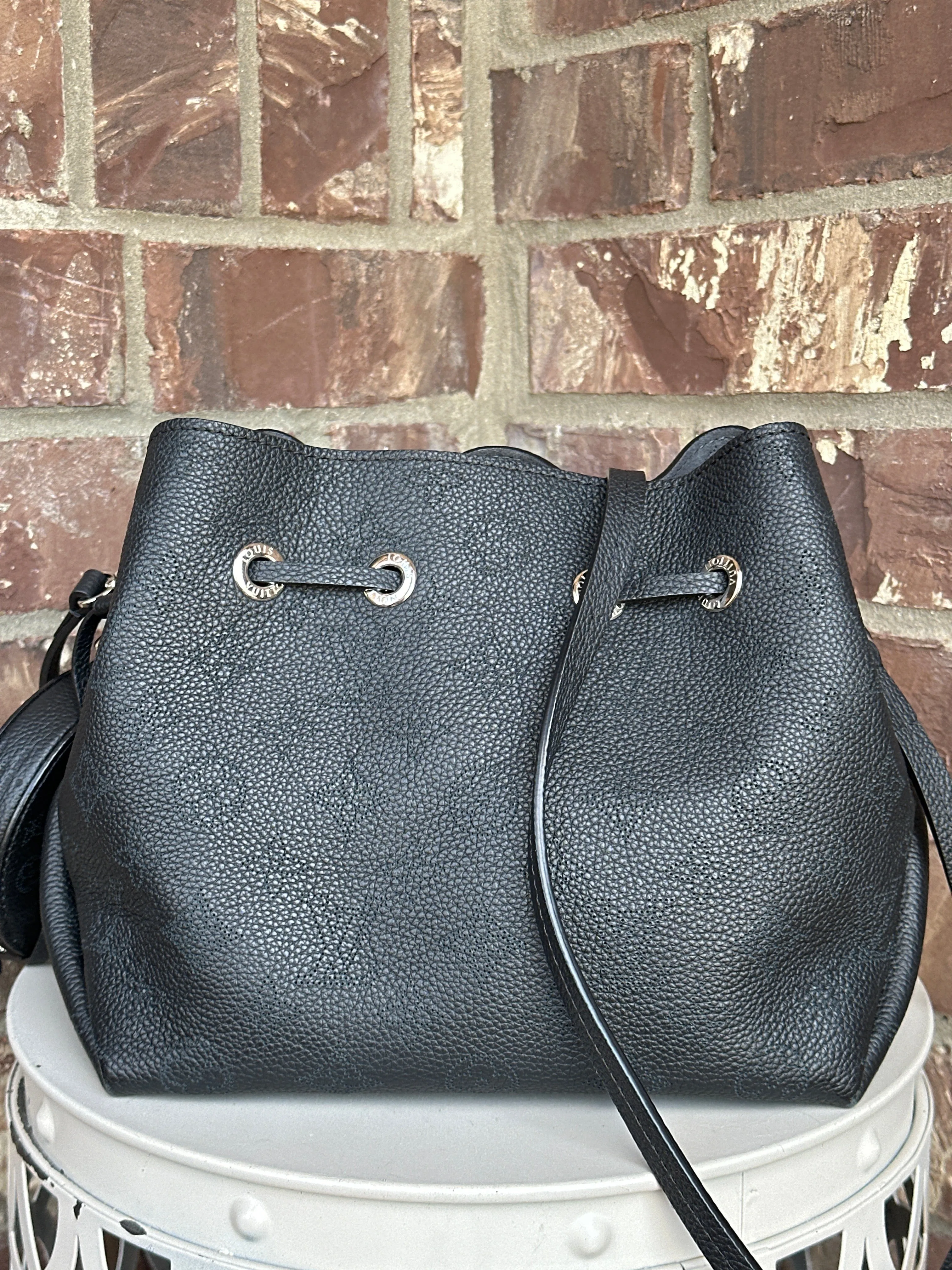 Louis Vuitton Bella Bucket Bag Mahina Leather 65567